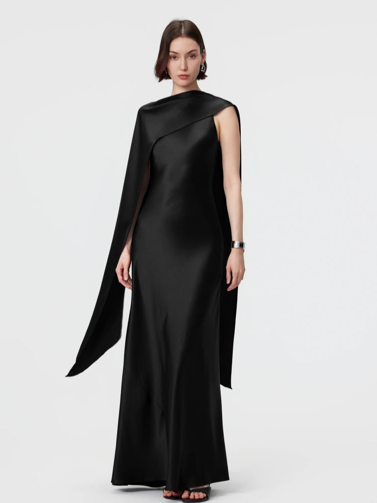 Wandelbares Neckholder-Kleid – Espresso