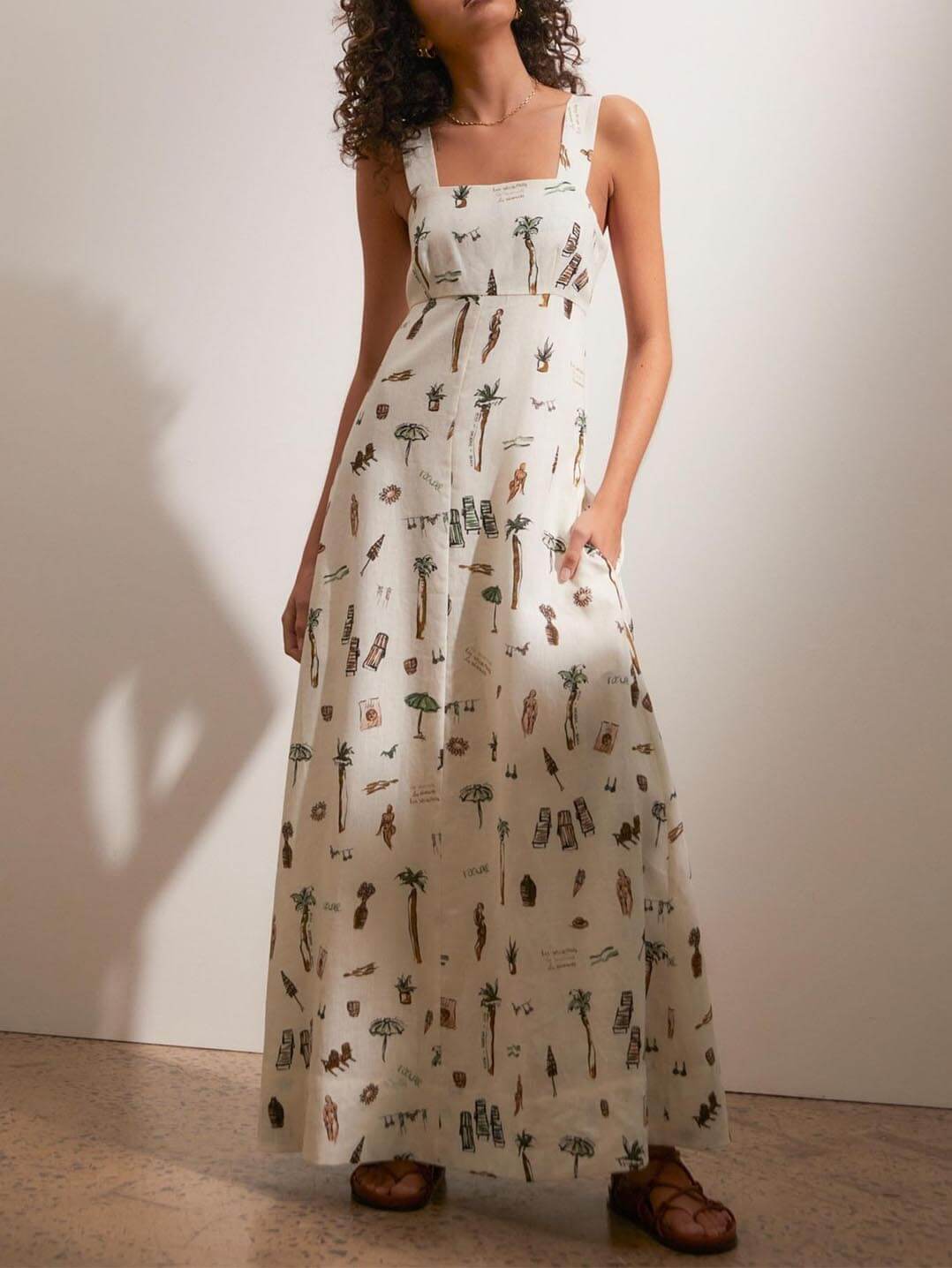 Modisches personalisiertes Graffiti-Trägerloses Sexy Maxi-Kleid mit Rückenausschnitt