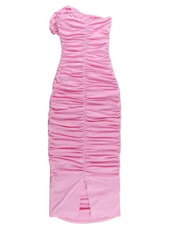 Trägerloses Midikleid „Tina Flower“