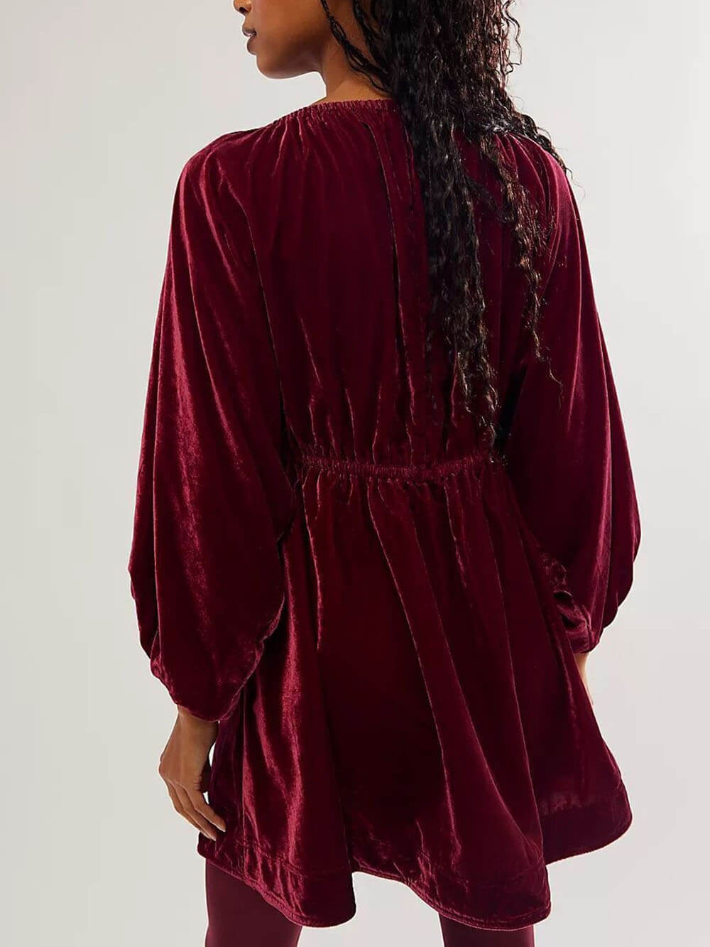 Portia Samt-Minikleid