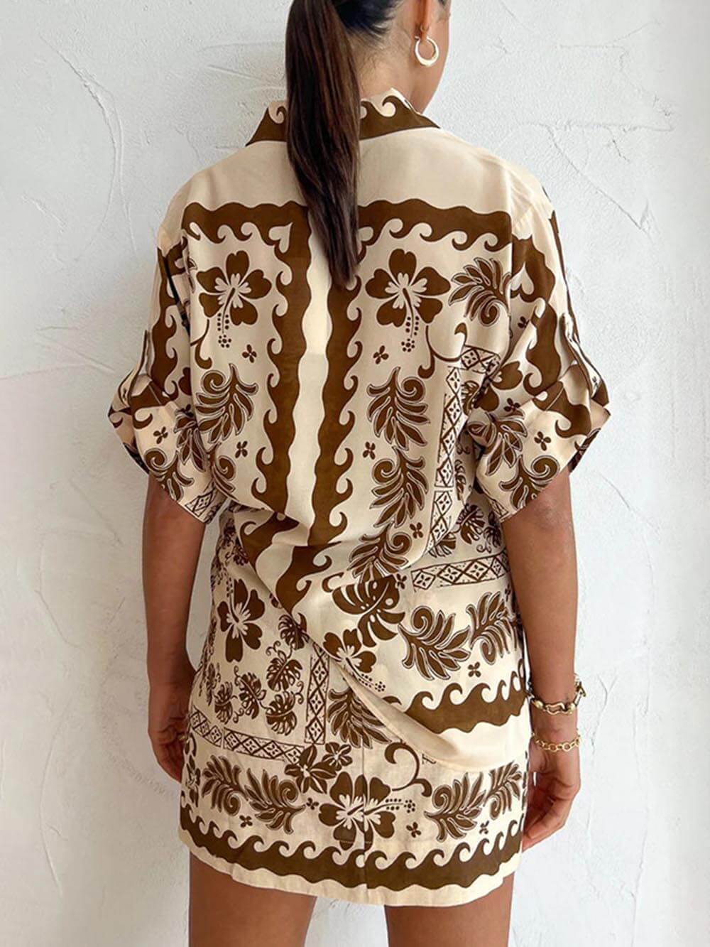 Ethnische exquisite bedruckte Mode Freizeit Set