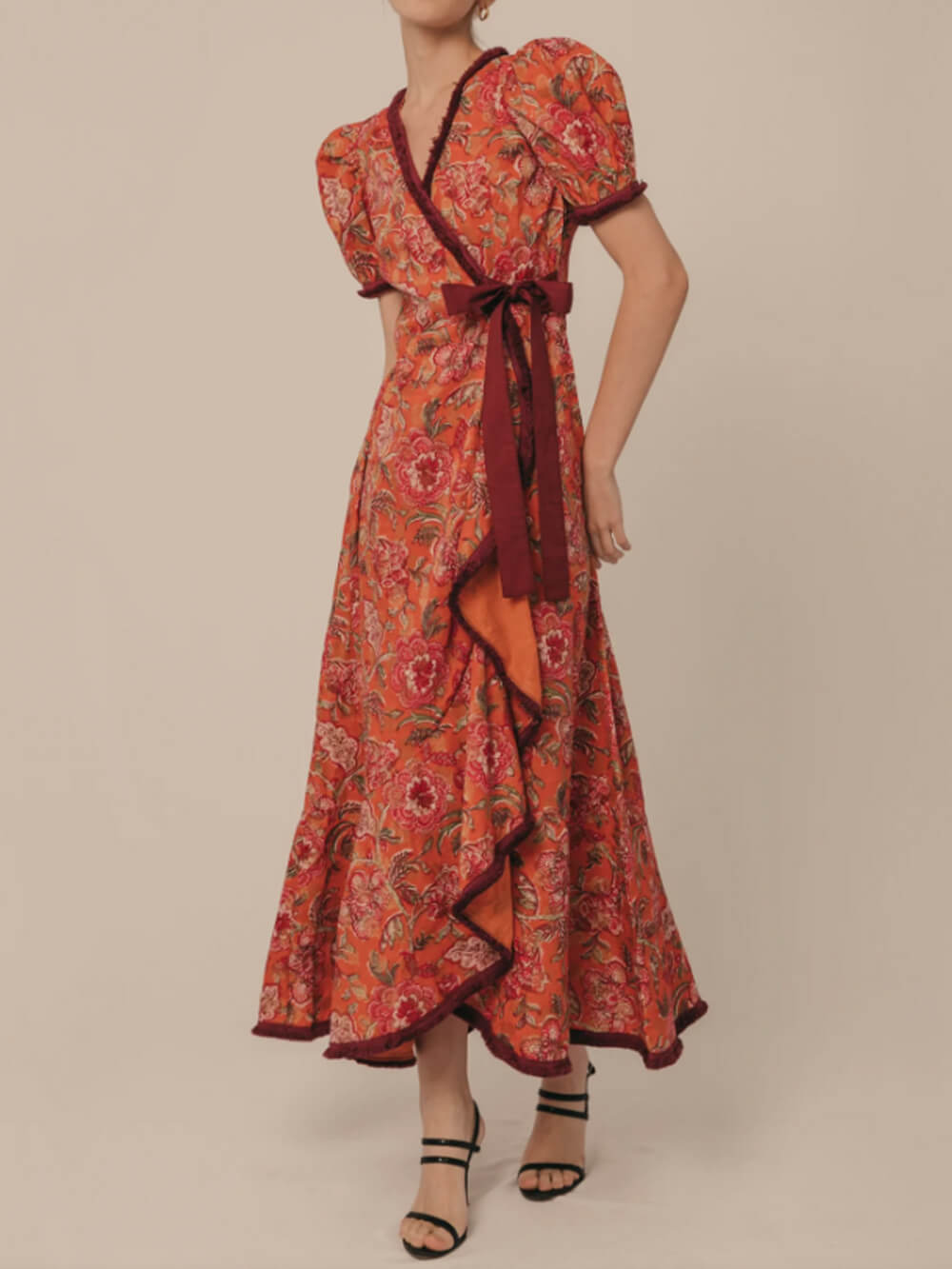 Böhmisches Vintage Midikleid