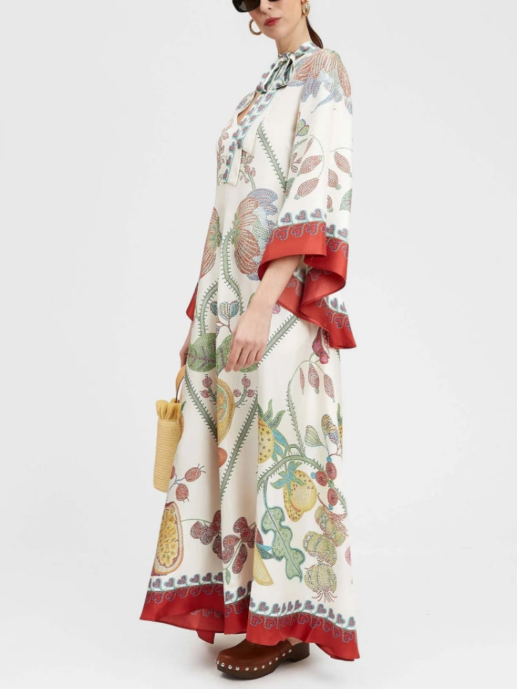 Magnifico Bedrucktes Maxikleid