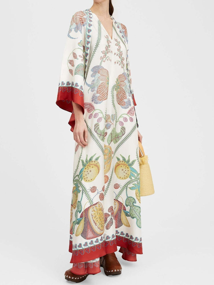 Magnifico Bedrucktes Maxikleid