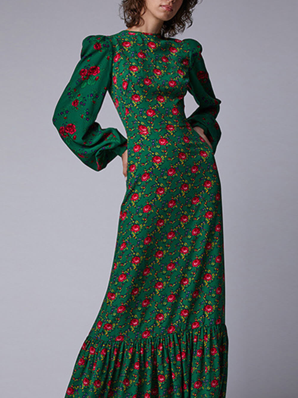 Böhmisches elegantes Maxikleid