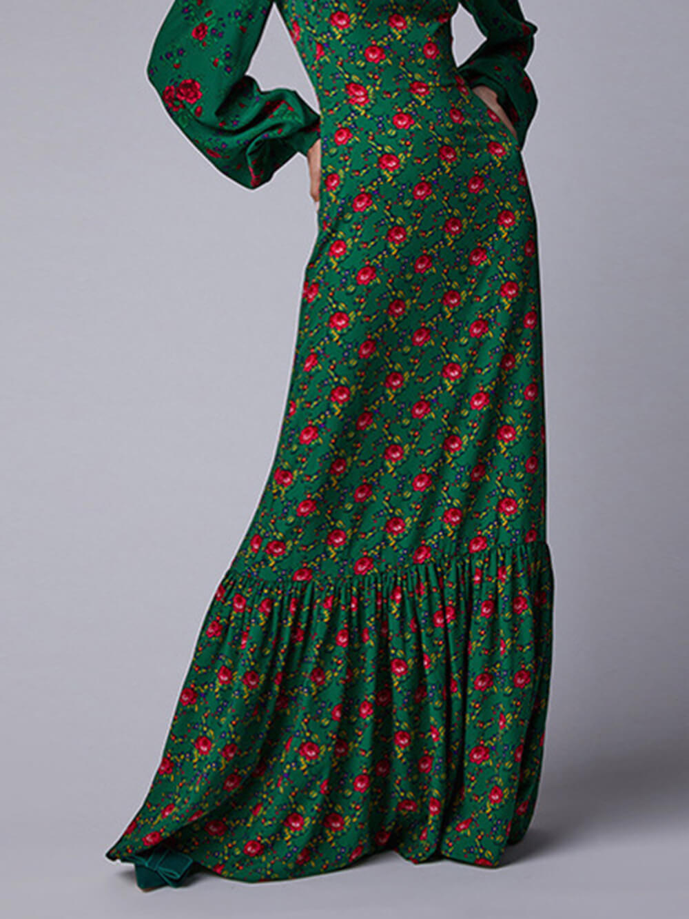 Böhmisches elegantes Maxikleid
