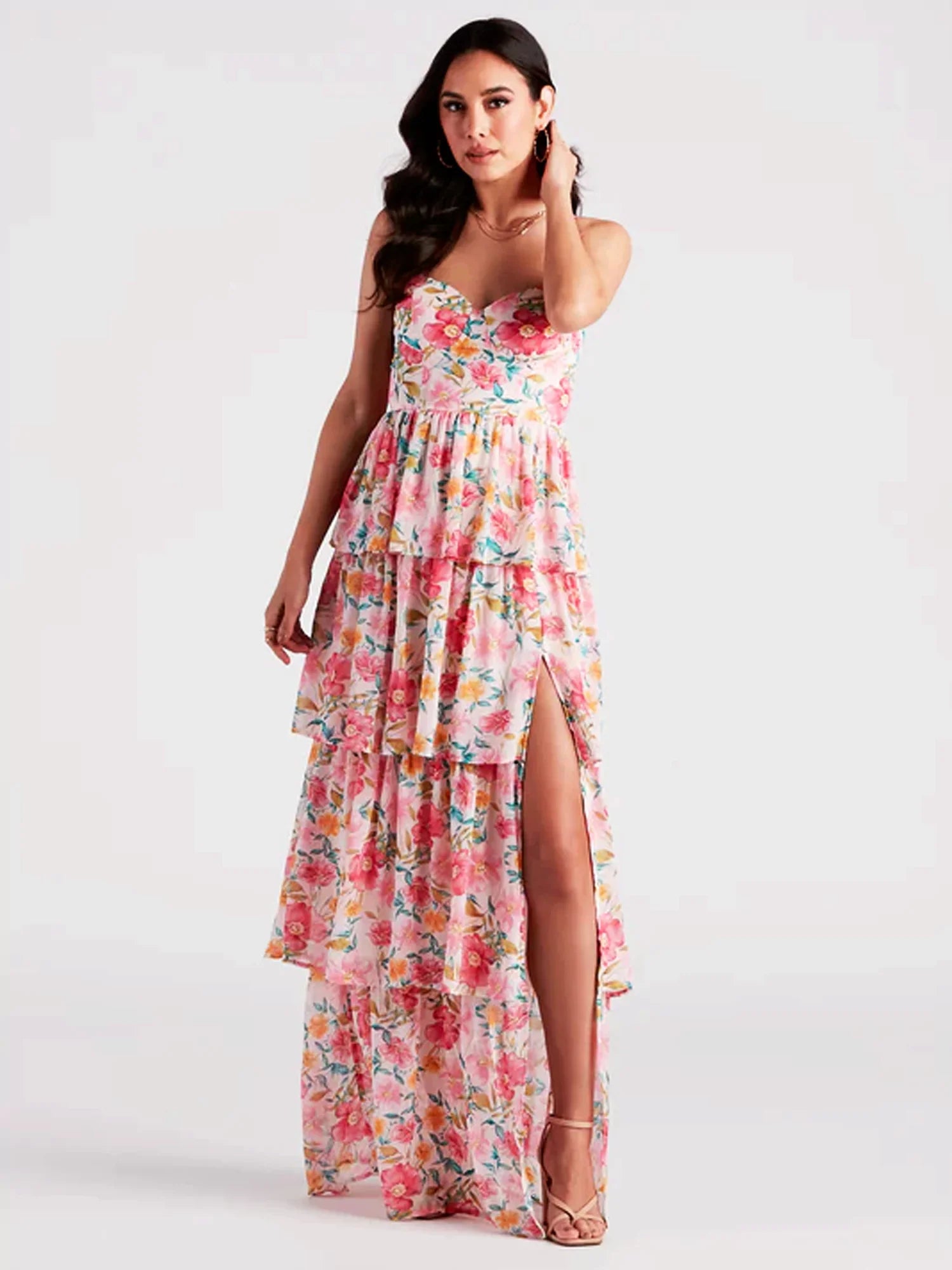Whispering Petals Bloom-Kleid