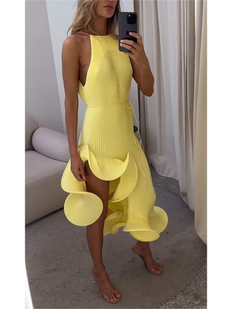 Verstellbares Taillen-Sommerkleid