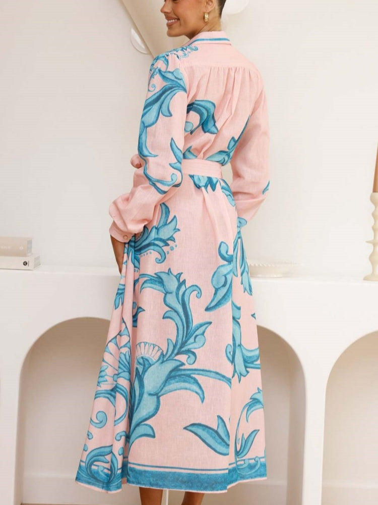 Sommerliches Midi-Wickelkleid