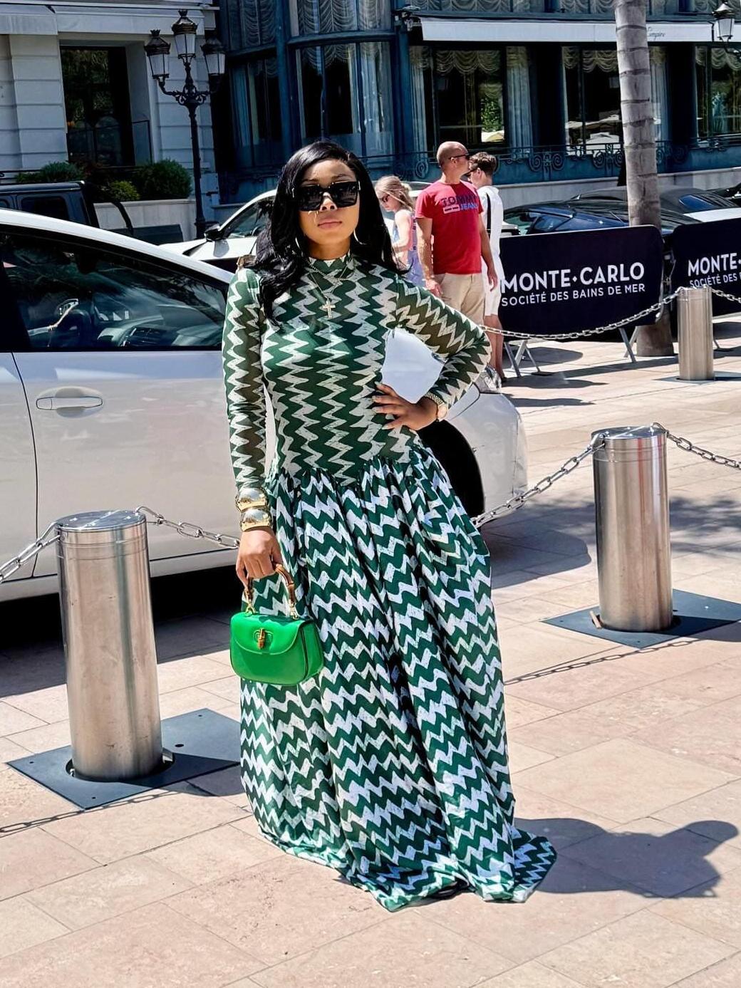 Zigzag Monte Carlo Maxikleid