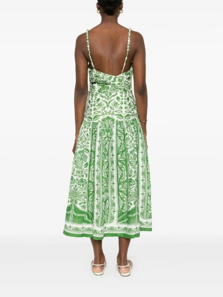 Geblümtes Resortkleid