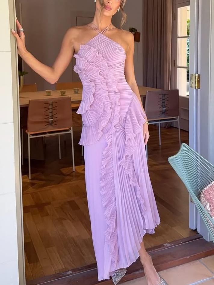 Maxikleid Ozean-Strudel