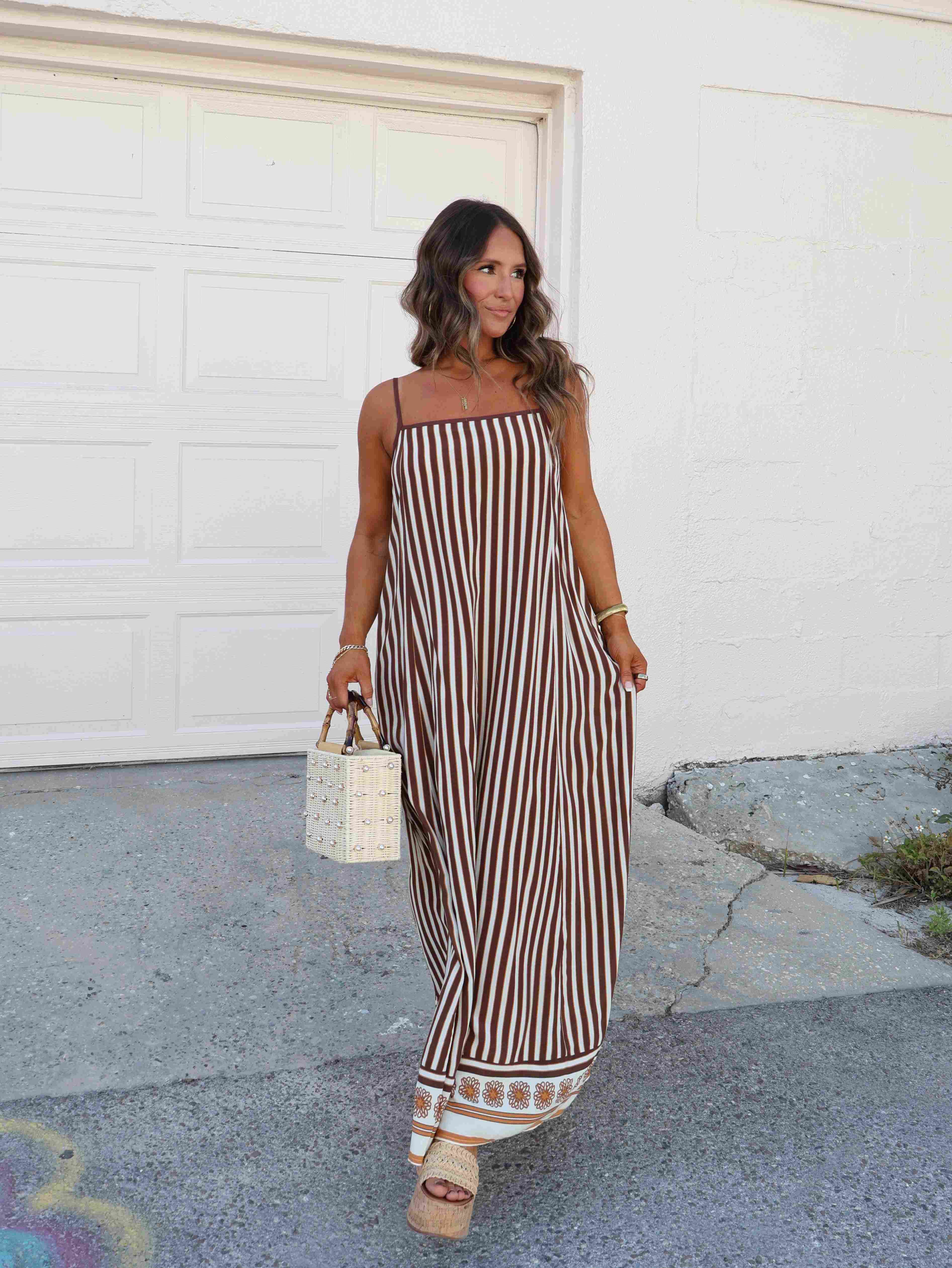 Sunset Dreams Striped Maxi Dress