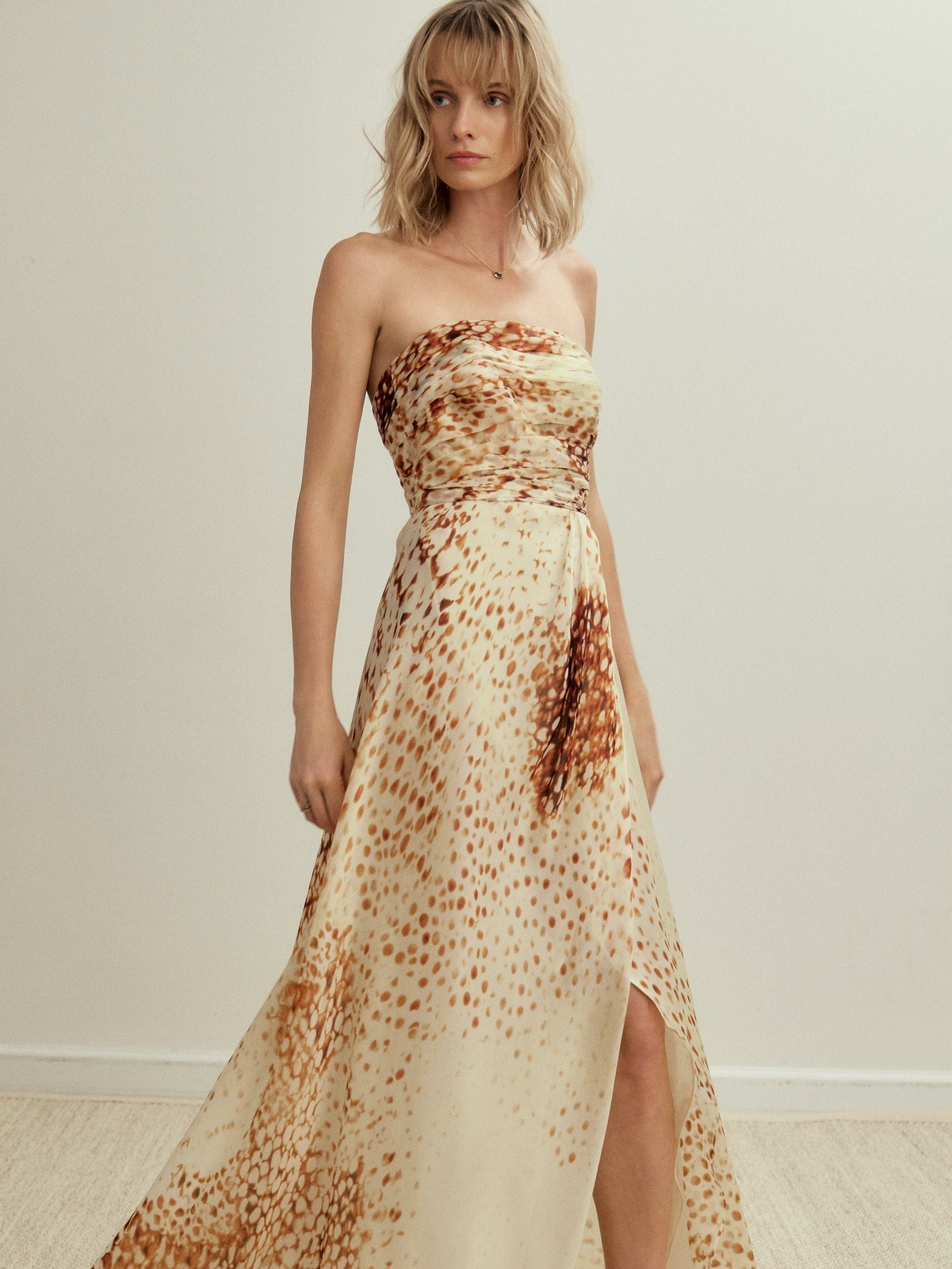 Sonnenblumen-Maxikleid