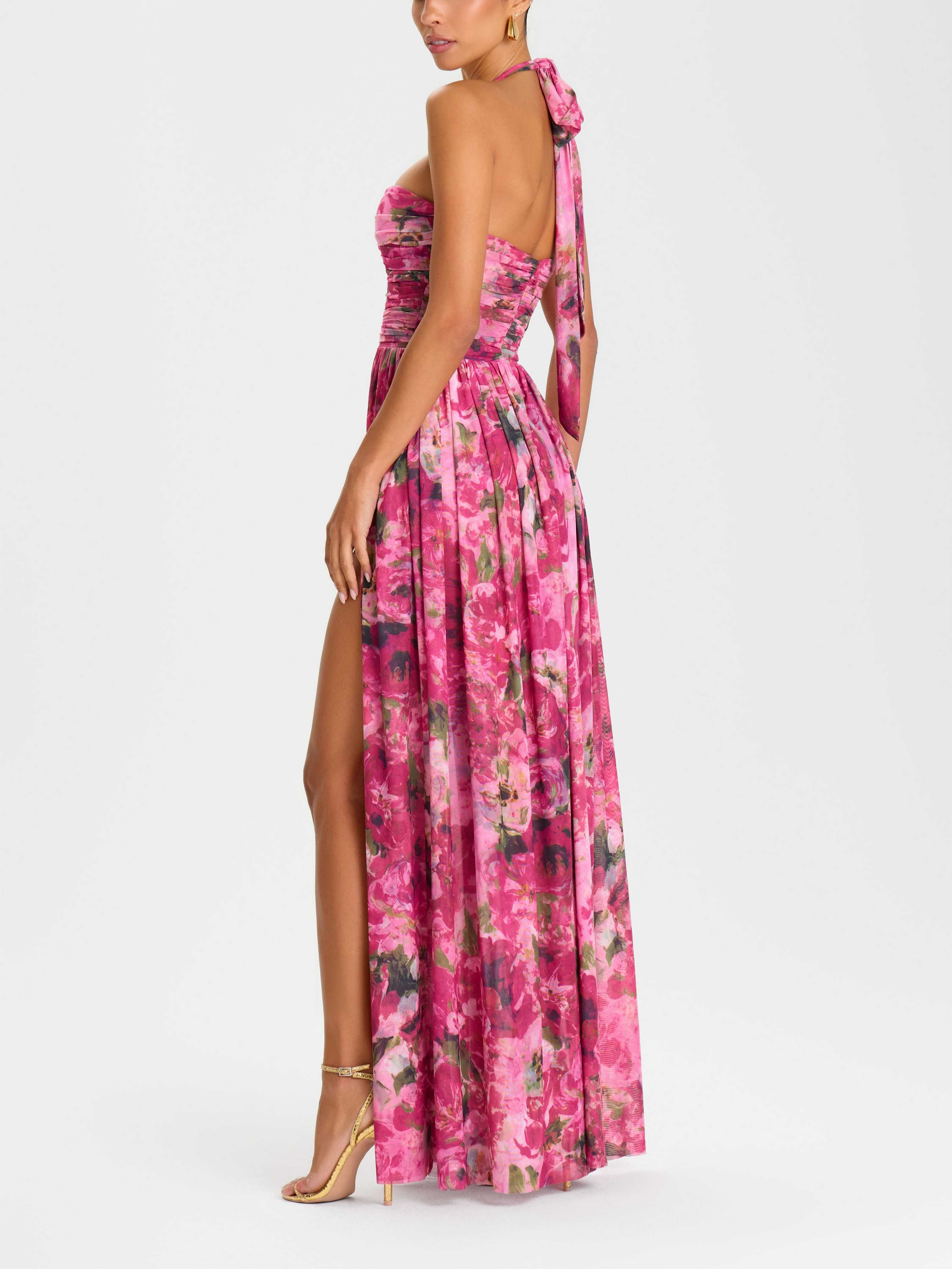 Aria florales Maxikleid