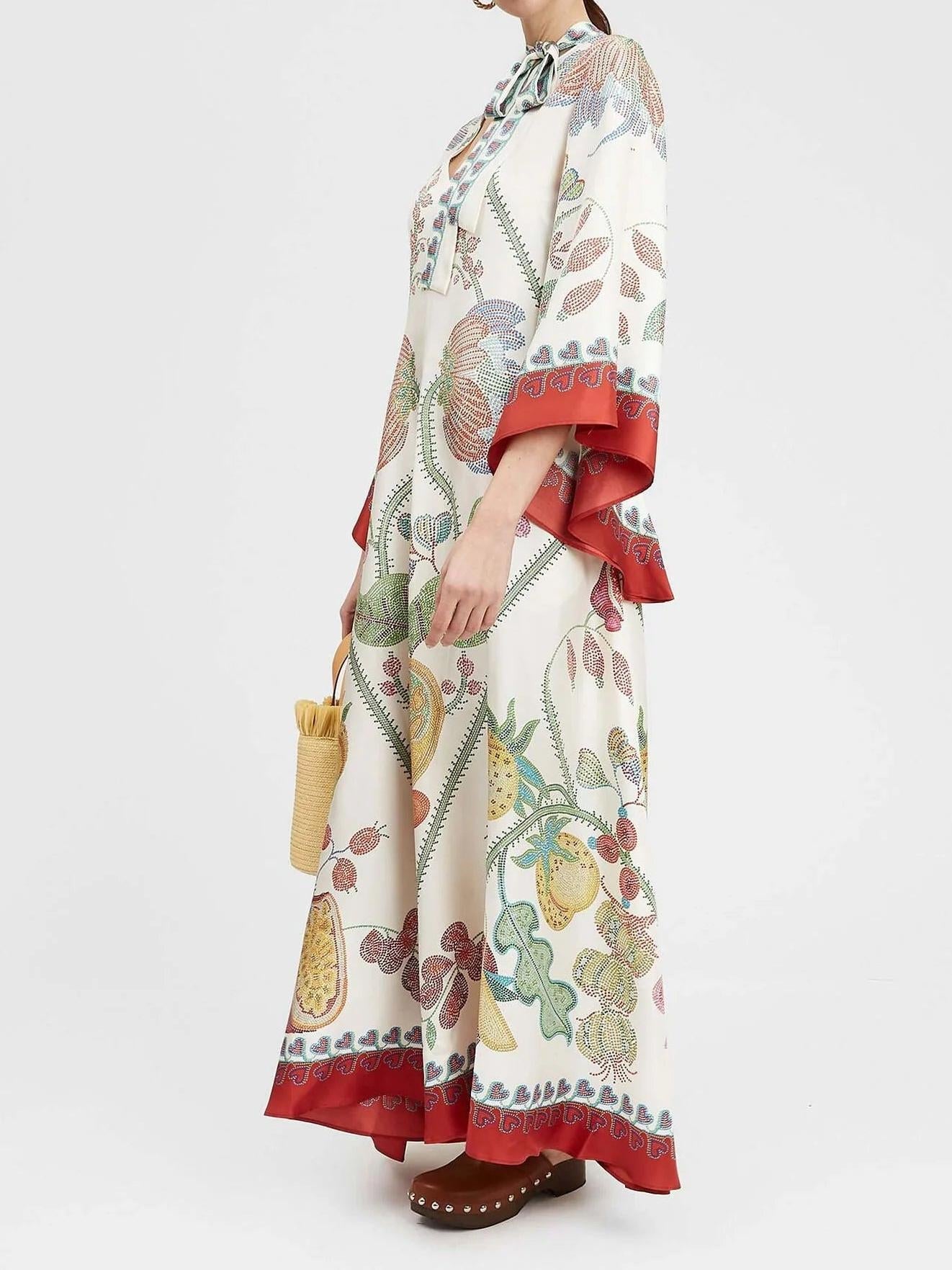 Magnifico Bedrucktes Maxikleid