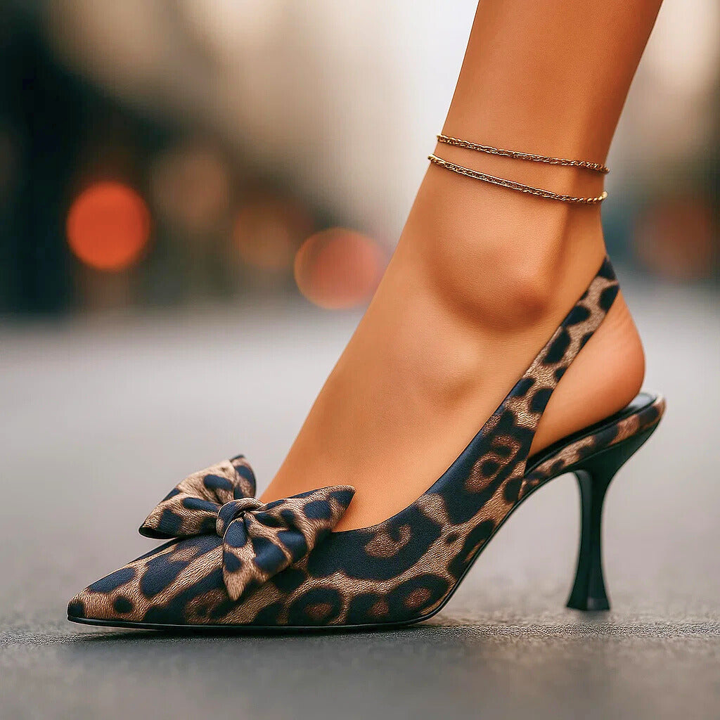 LILIAN LEOPARDEN-HIGH HEELS