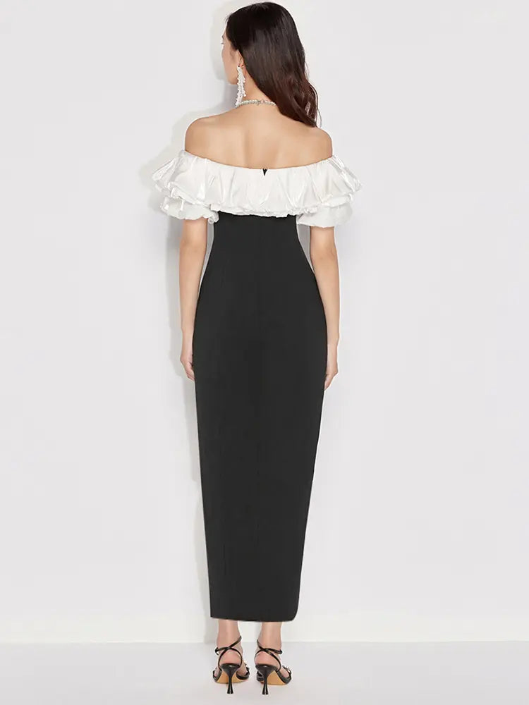 Sexy stylisches Neckholder-Minikleid