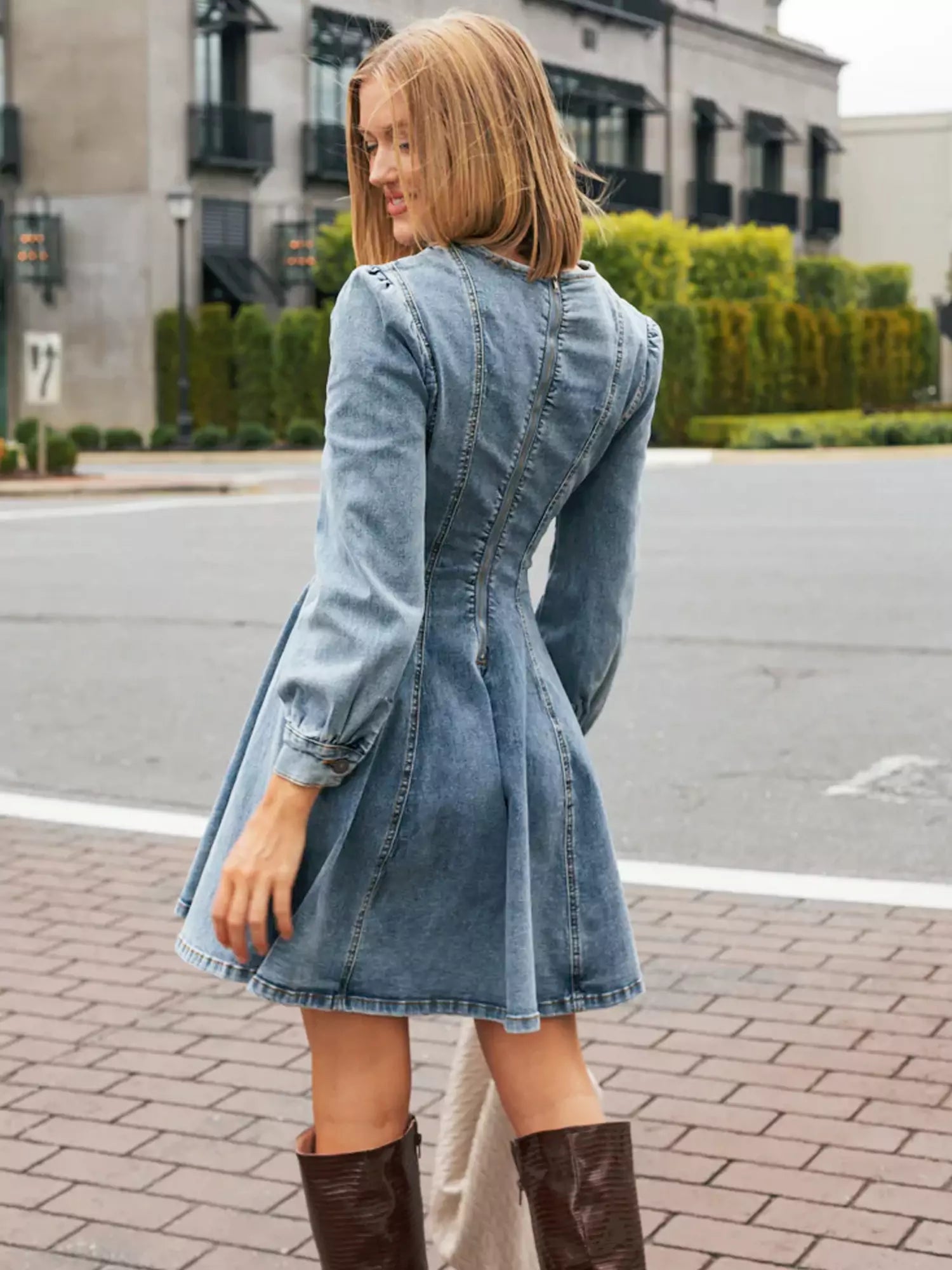 Liebling minikleid aus Denim