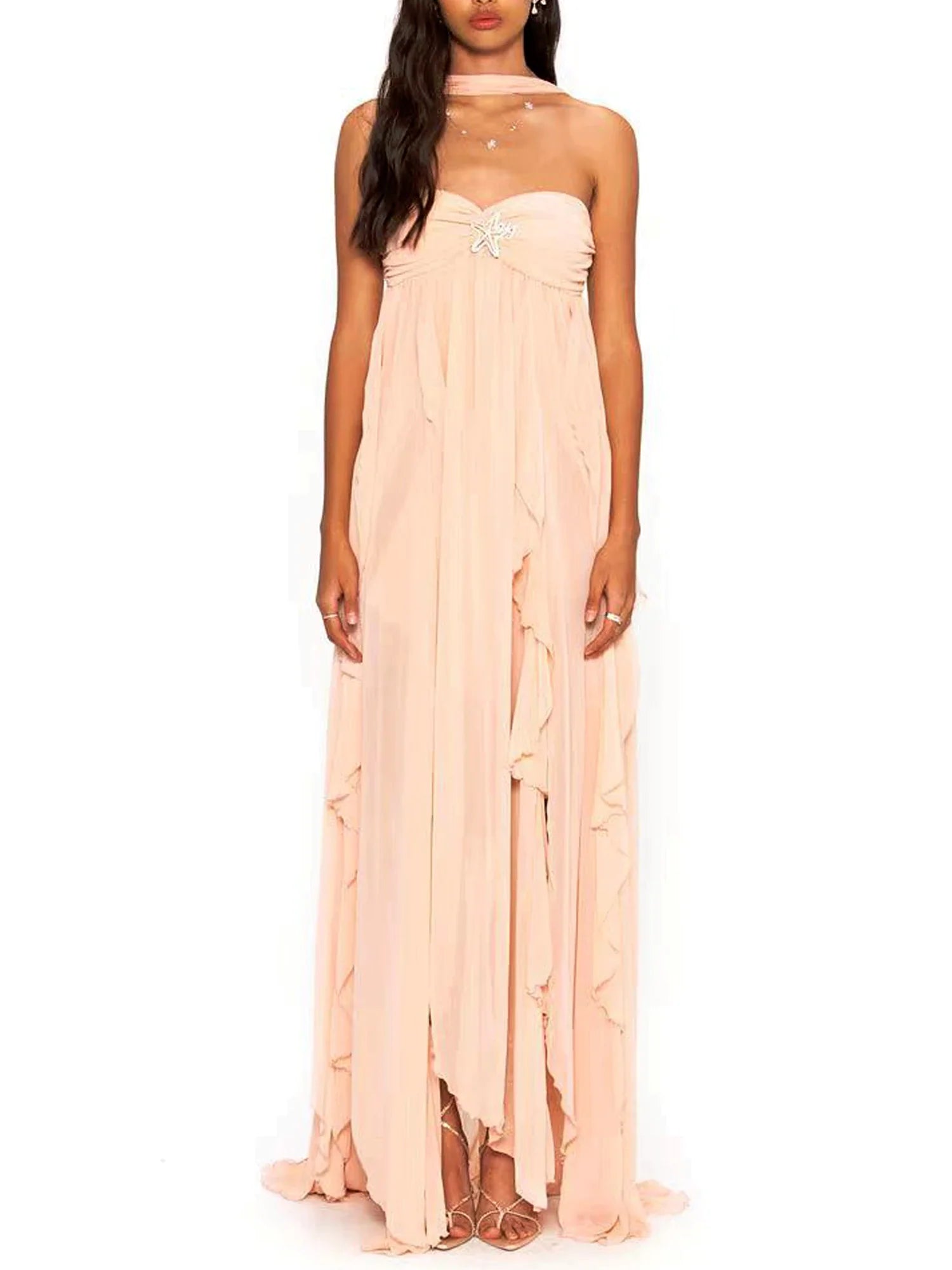 Twilight Cascade Asymmetrisches Abendkleid