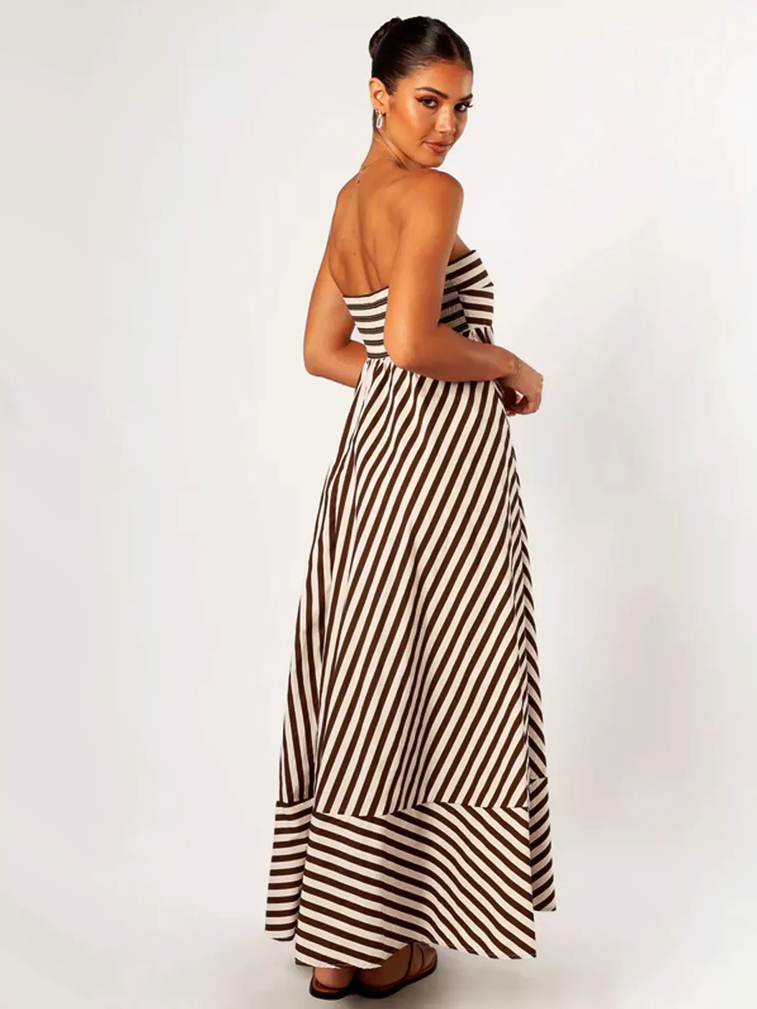 Nocturnal Charm gerafftes Maxikleid