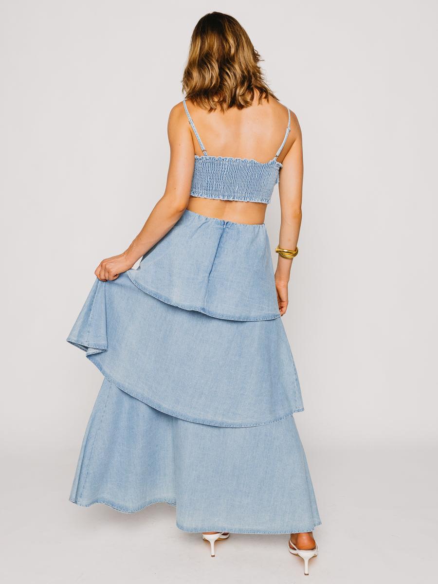 Ausgefallenes Maxikleid
