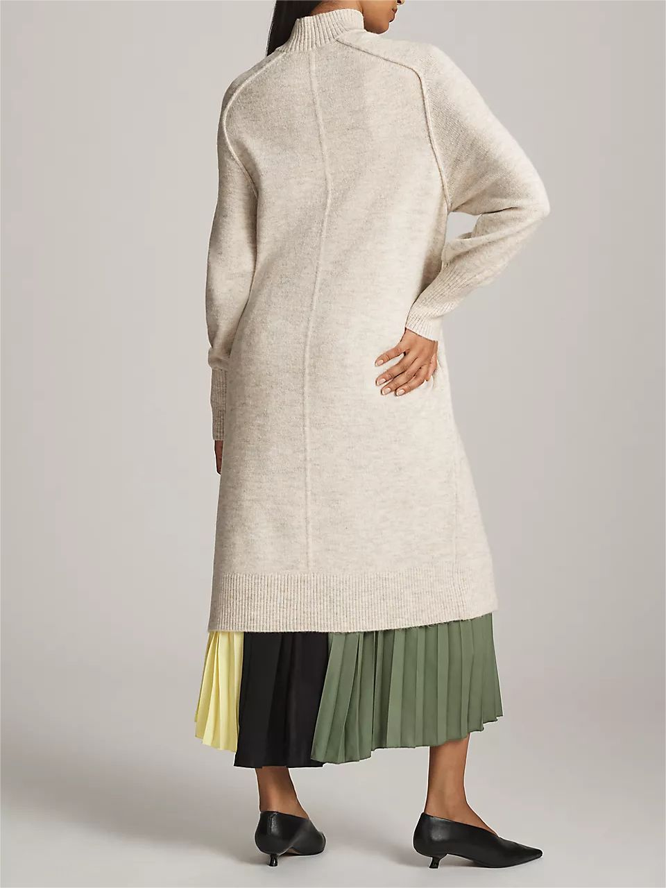 Rollkragen Rollkragenpulloverkleid