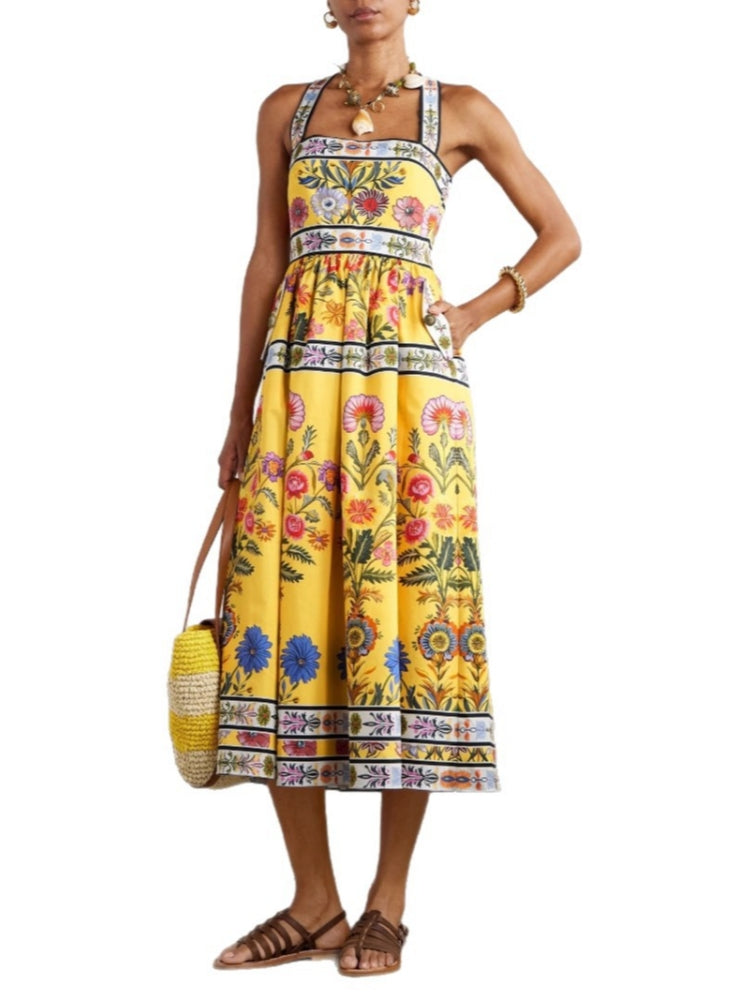 Ärmelloses Midikleid für die Freizeit