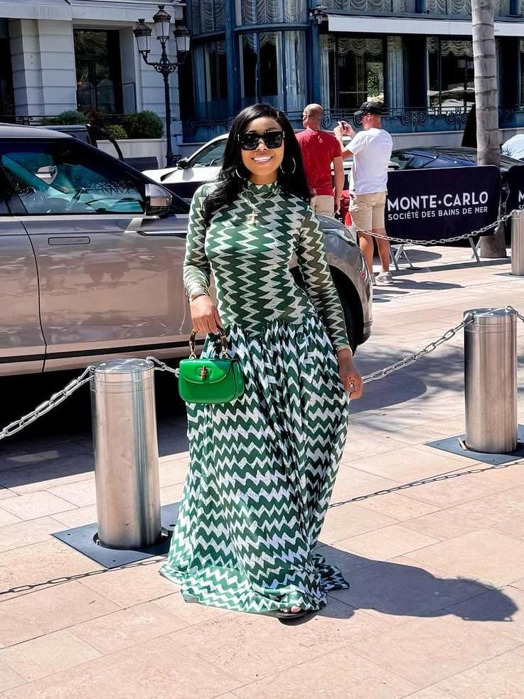 Zigzag Monte Carlo Maxikleid