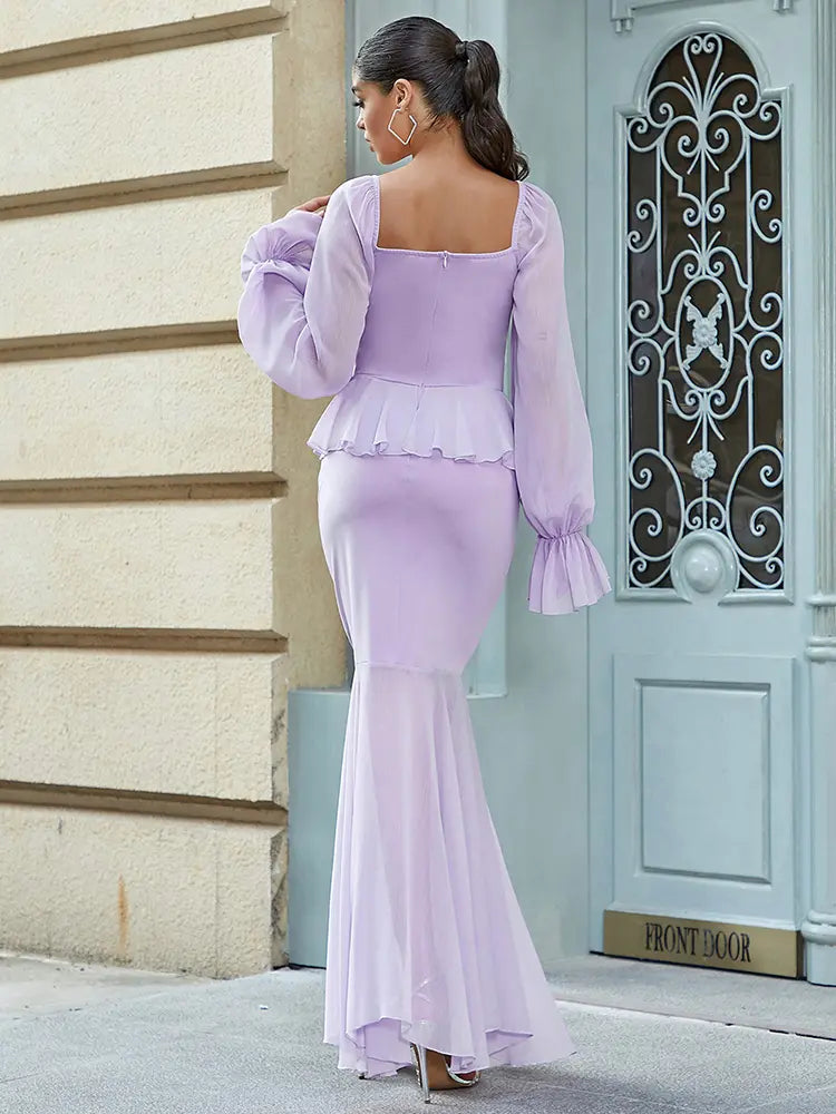 Sexy Rüschen-Bustierkleid mit Blumenmuster