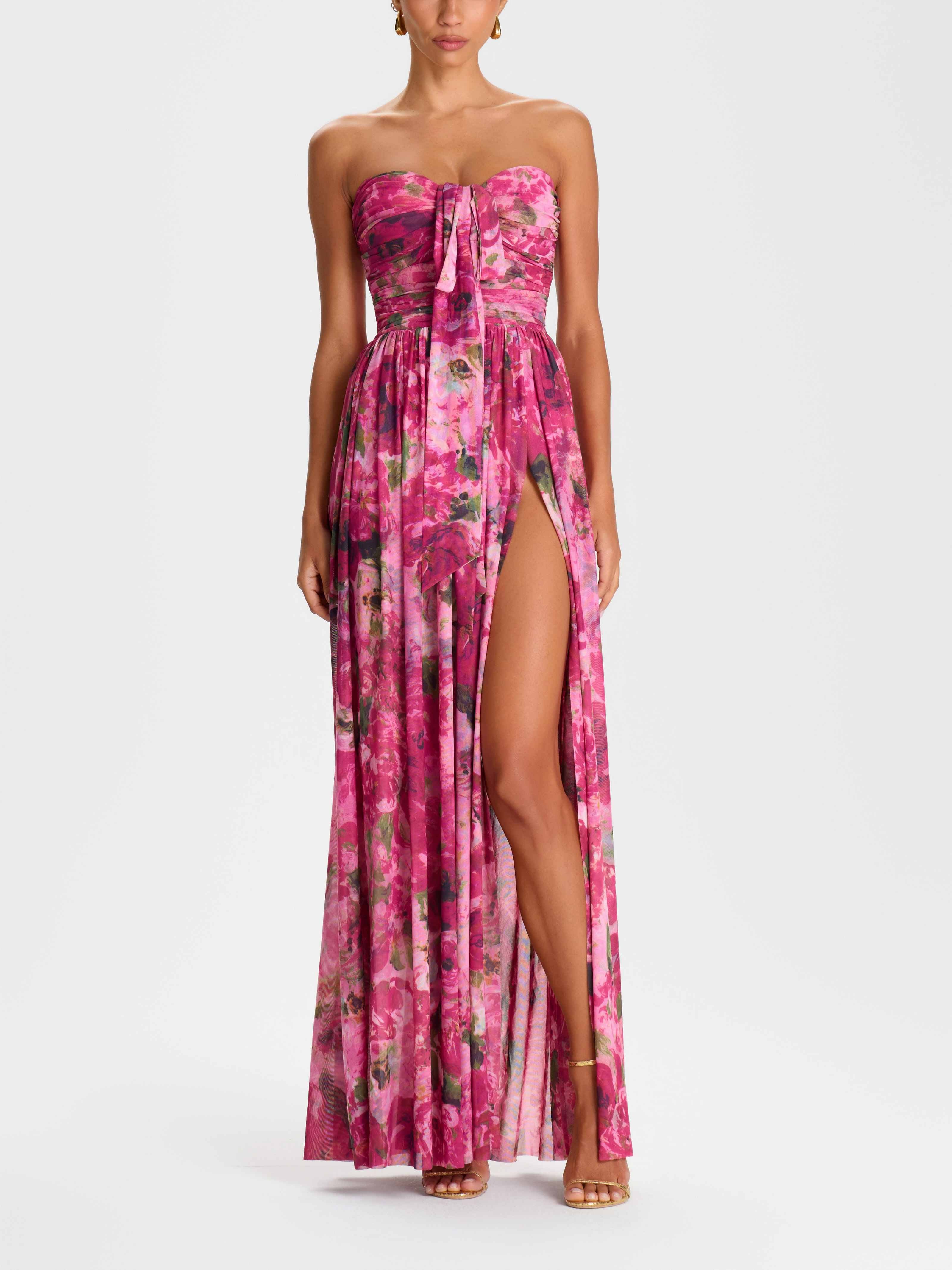 Aria florales Maxikleid