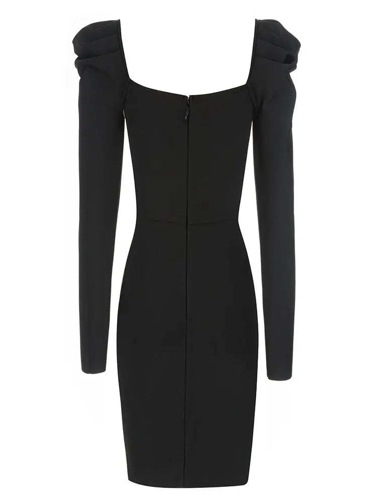 Modisches Spitzen-V-Ausschnitt-Partykleid