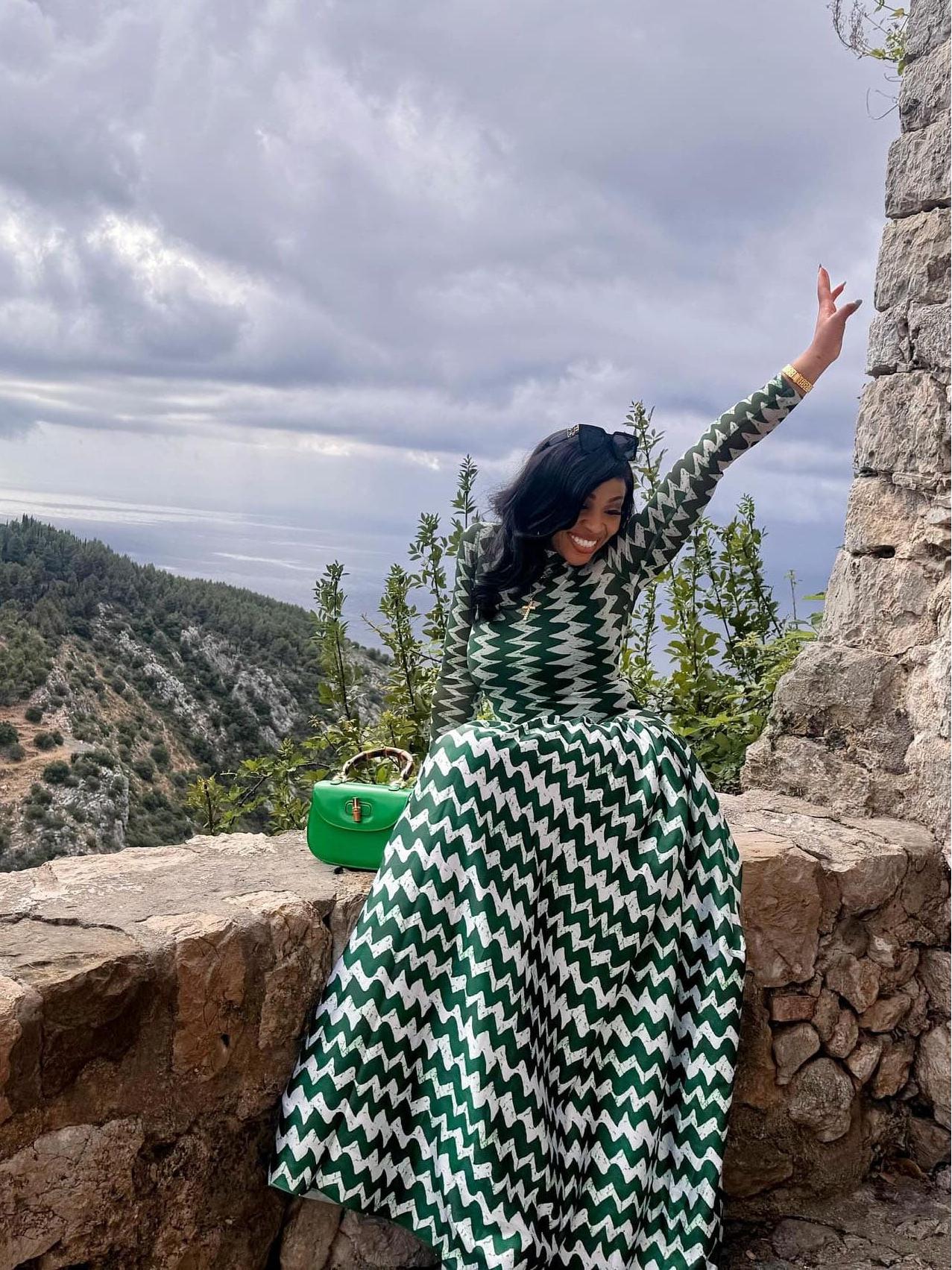 Zigzag Monte Carlo Maxikleid