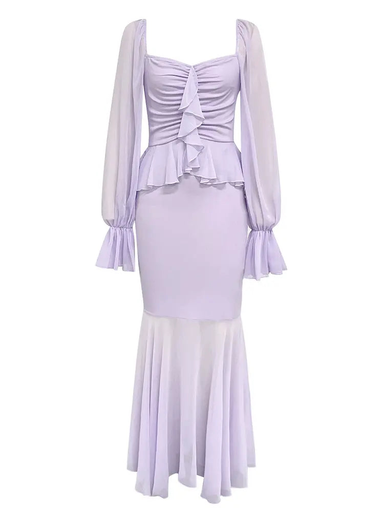 Sexy Rüschen-Bustierkleid mit Blumenmuster