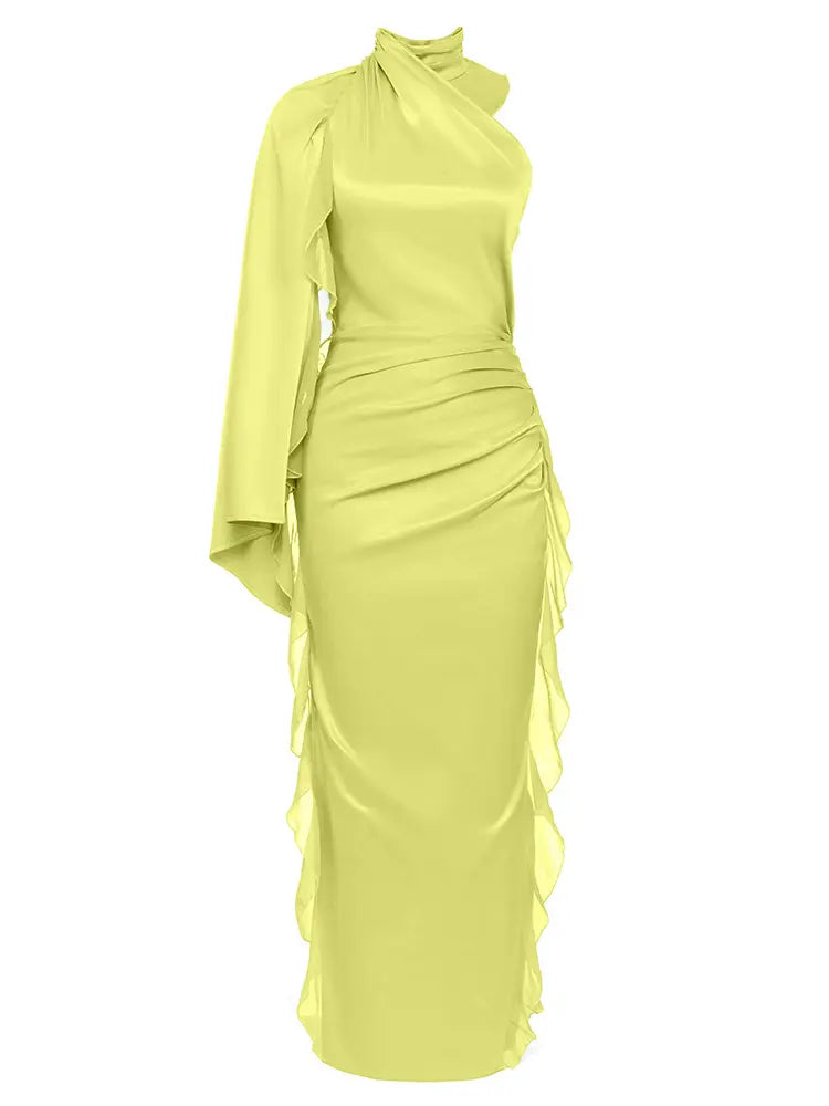 Modisches gerafftes geblümtes Bustierkleid