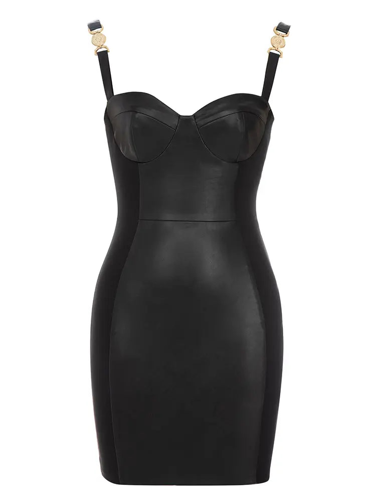 Sexy trägerloses rückenfreies eng anliegendes Minikleid