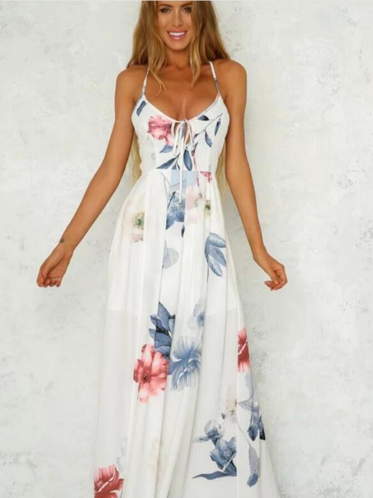 Boho-Maxikleid mit Muster