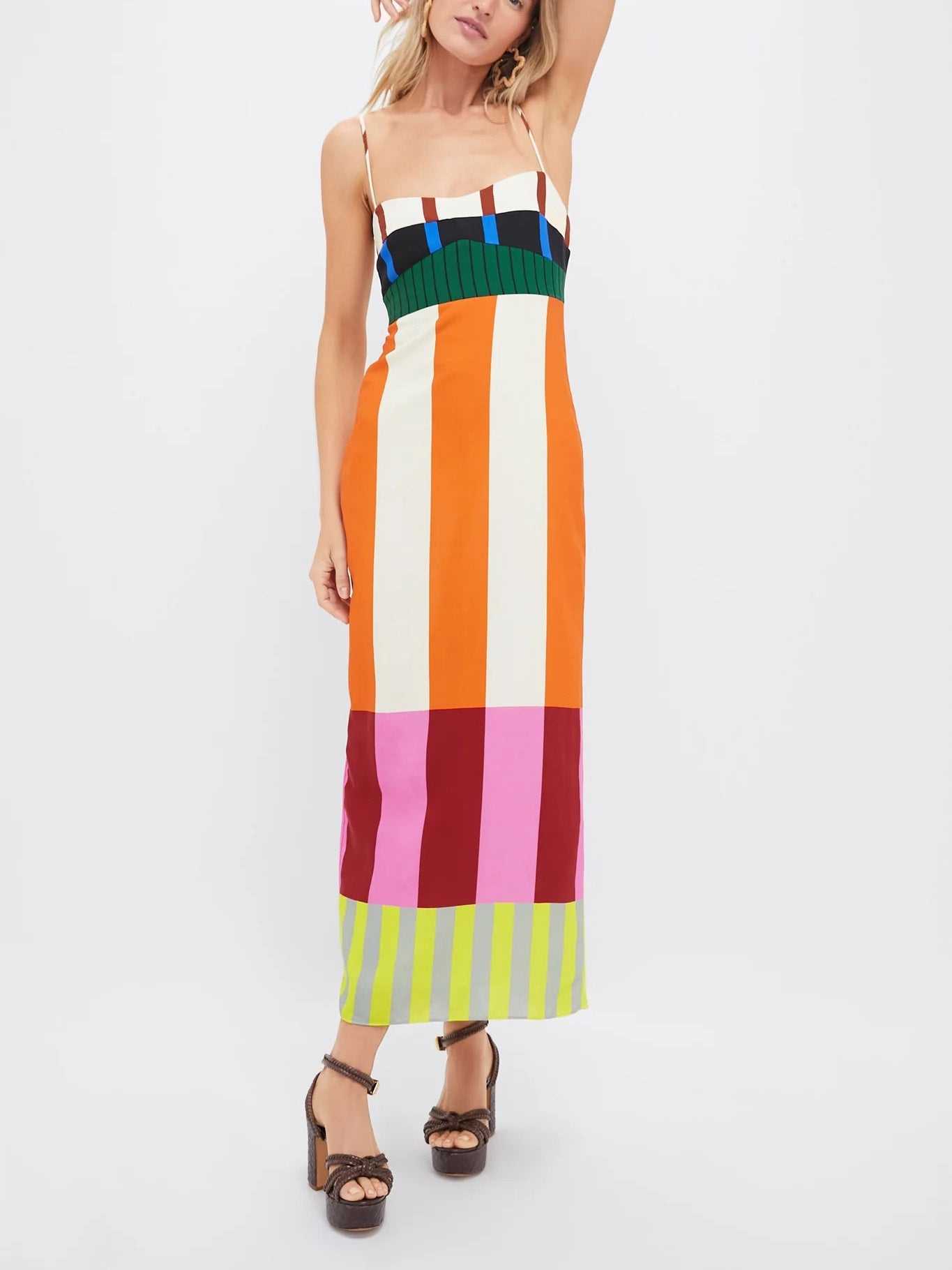 Bengal Multi Paloma Maxikleid