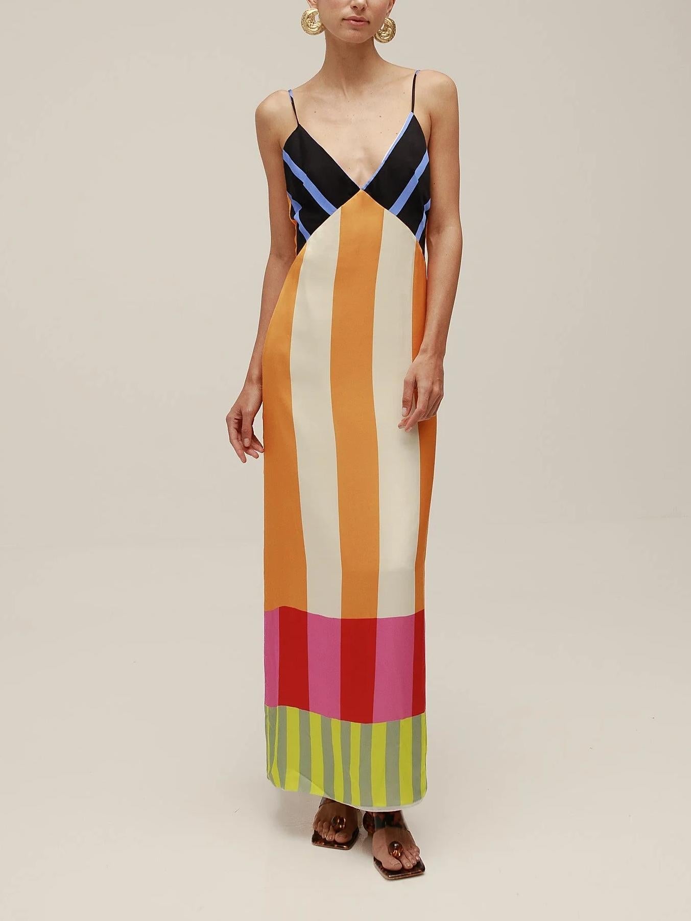 Bengal Multi Paloma Maxikleid