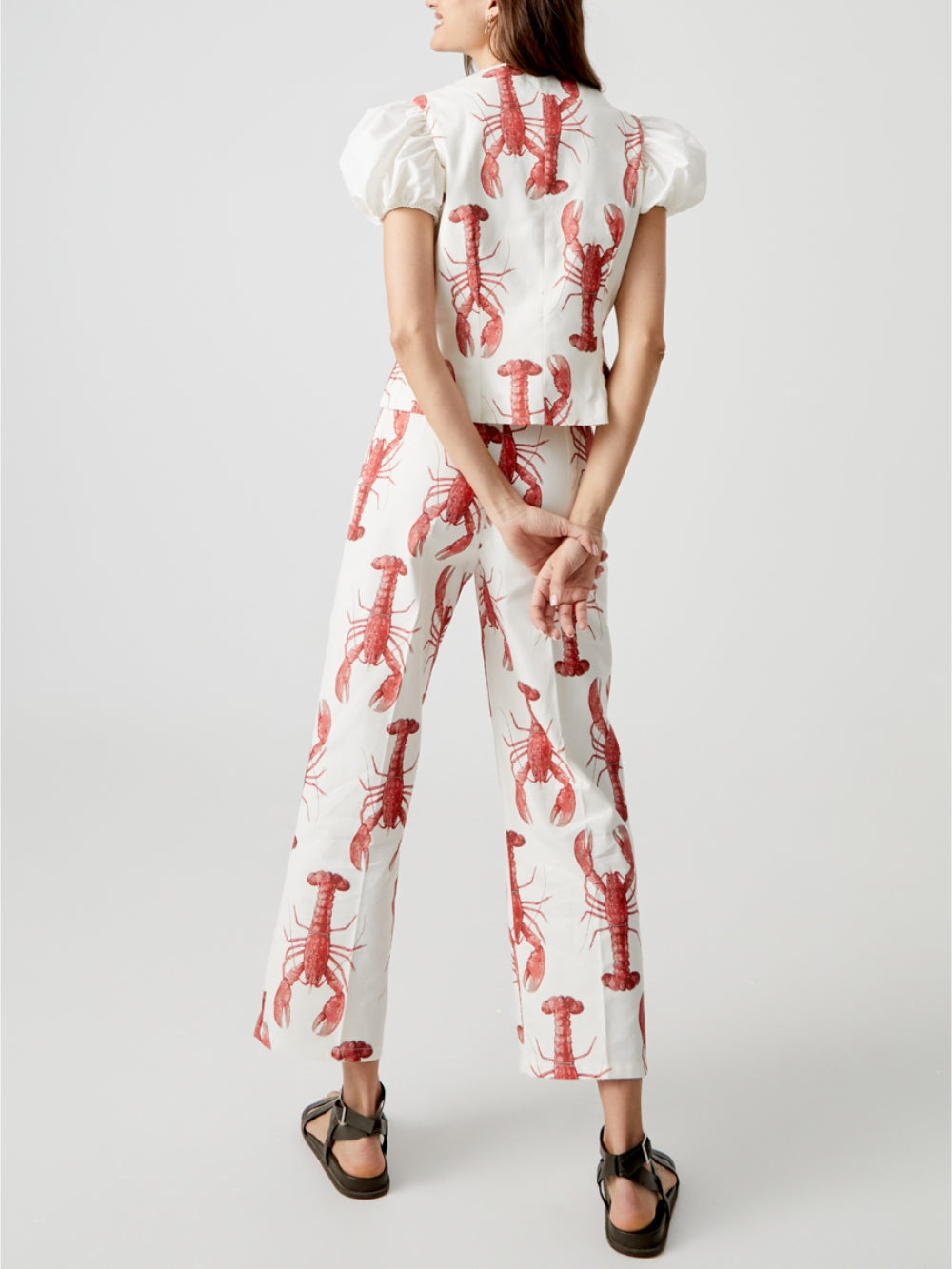 Hosen-Set mit Hummer-Print