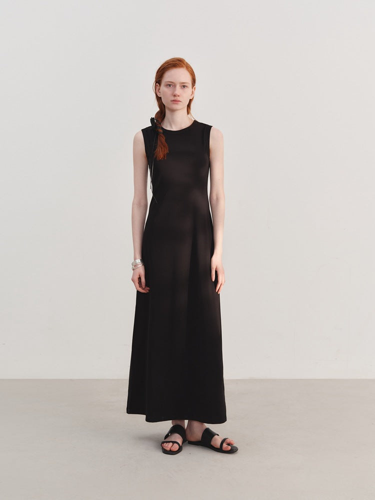 Ärmelloses Strickkleid