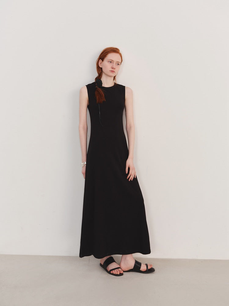 Ärmelloses Strickkleid