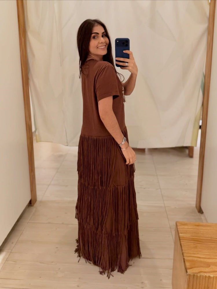 Toucan Print T-Shirt Maxi Dress