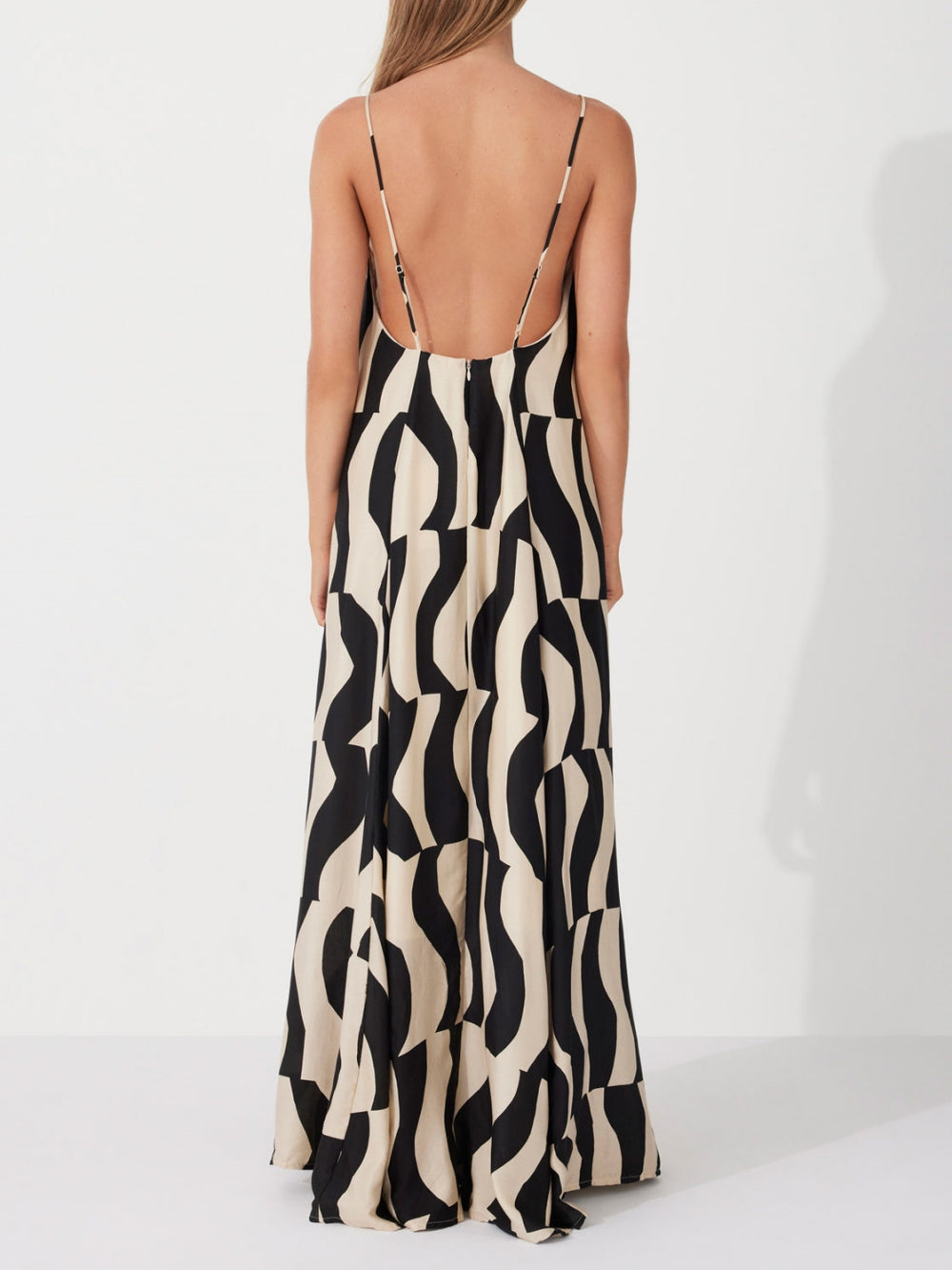 Maxikleid im Relaxed Fit mit Rückenausschnitt