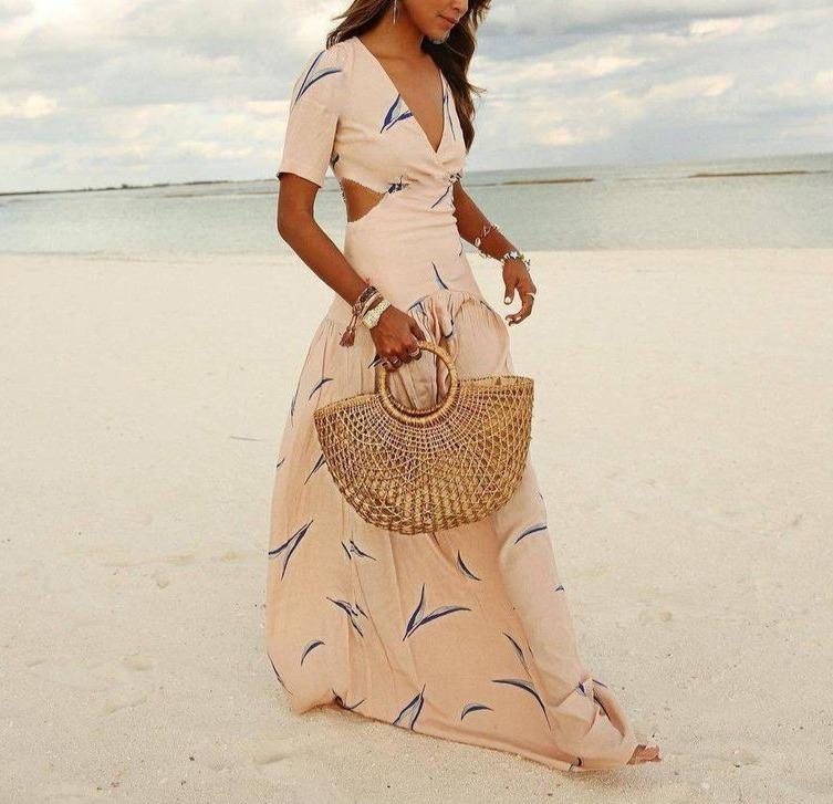 Make it Fashion Cutout Maxi Dress