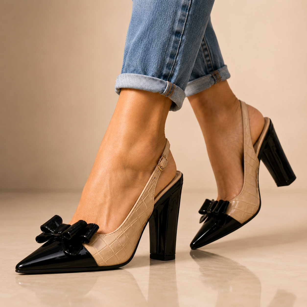 MIRABELLA SCHLEIFEN-HIGH HEELS