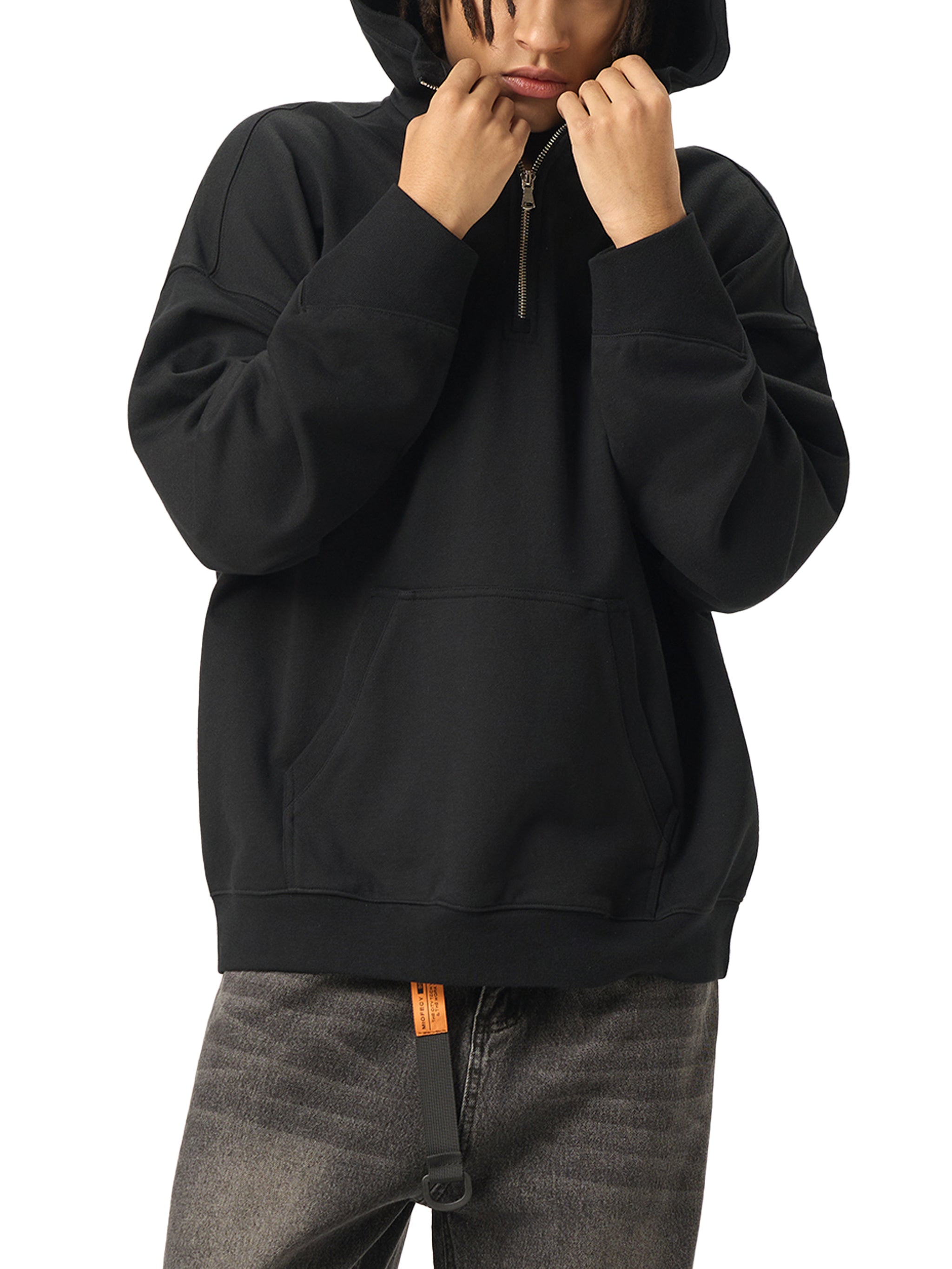 Ellison Quarter‑Zip Hoodie