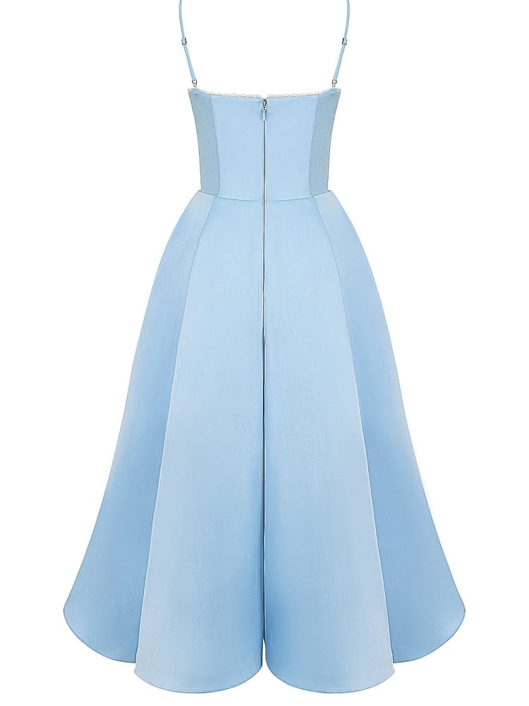 Cinderella blaues Tüll-Midikleid
