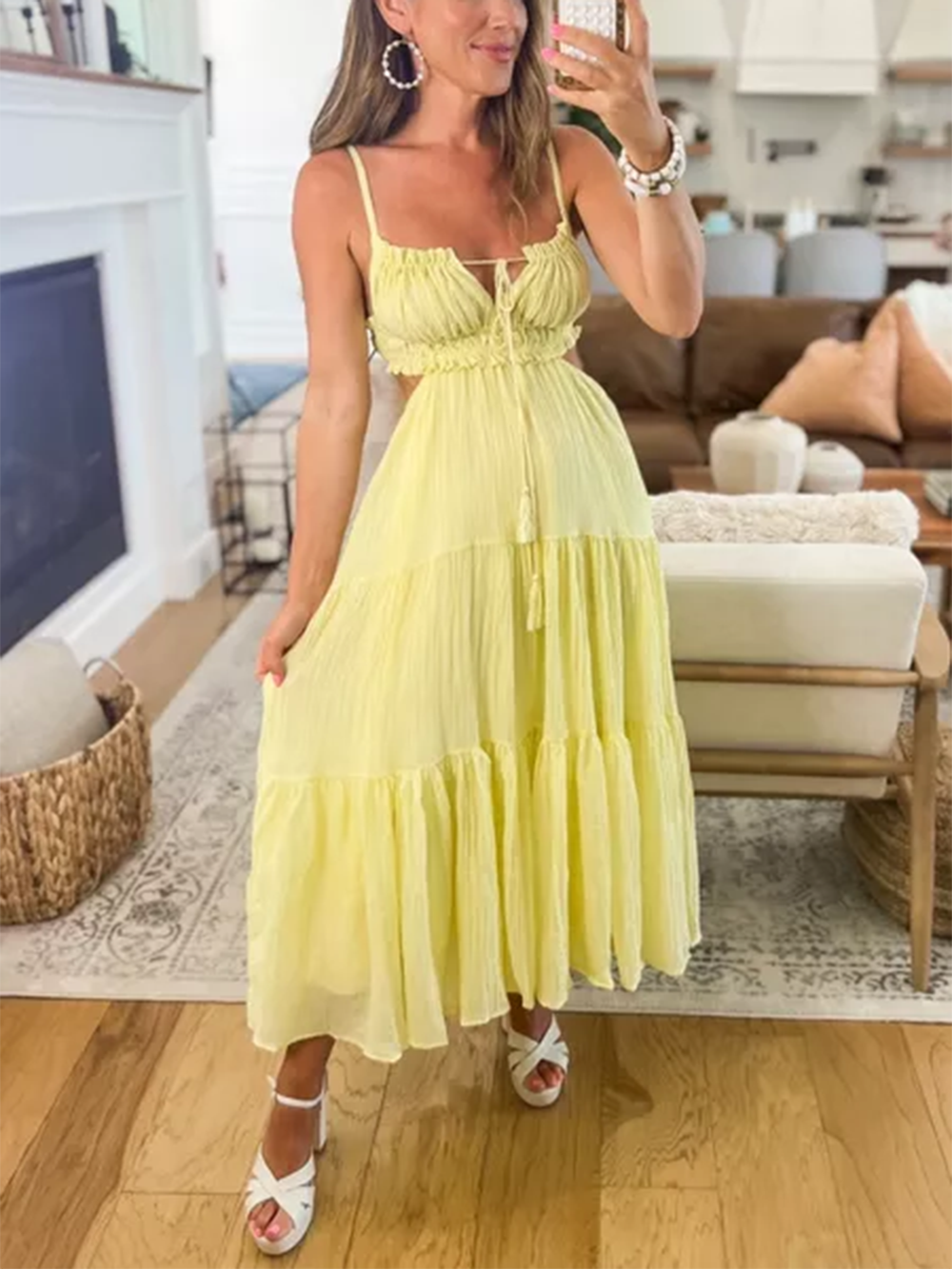 Magische Momente Maxikleid Gelb